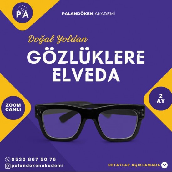 Doğal Yoldan Gözlüklere Elveda