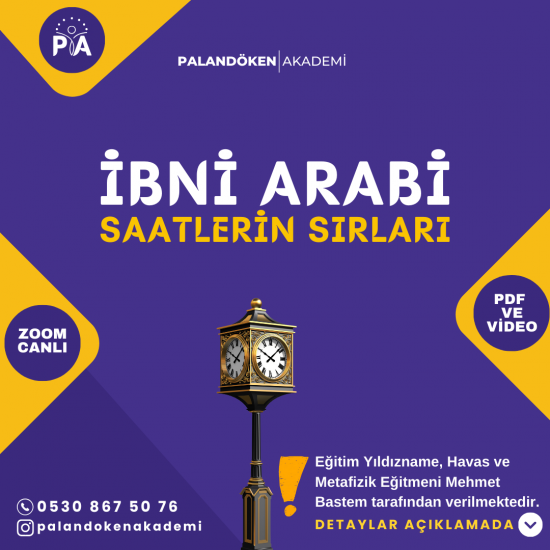 Saatlerin Hazinesi İbni Arabi